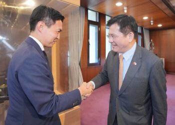 外交部長林佳龍接見日本自民黨青年局海外研修團