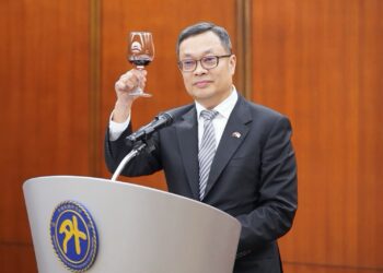 外交部政務次長陳明祺主持美國「聯合太平洋創新聯盟」無人海事系統產業訪問團歡迎酒會