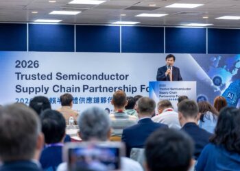 外交部長林佳龍出席SEMICON Taiwan「2026可信賴半導體供應鏈夥伴論壇」