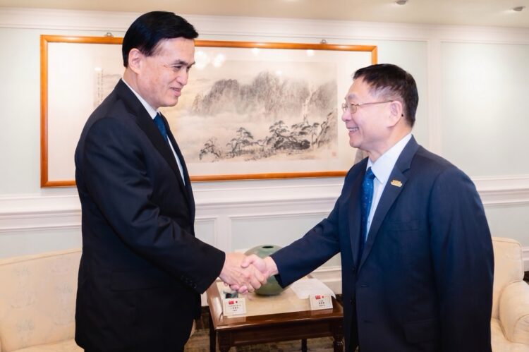 外交部常務次長葛葆萱接見日本前農林水產大臣小里泰弘眾議員一行 外交部常務次長葛葆萱接見日本前農林水產大臣小里泰弘眾議員一行