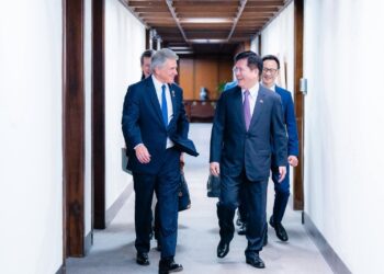 外交部長林佳龍設宴歡迎美國聯邦眾議院外交委員會榮譽主席麥考爾