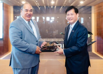 吐瓦魯國外交、勞工及貿易部長帕納巴率團訪台，深化台吐友好合作及氣候韌性夥伴關係