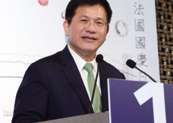 外交部長林佳龍出席法國國慶酒會