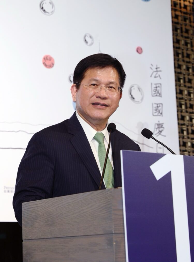 外交部長林佳龍出席法國國慶酒會 外交部長林佳龍出席法國國慶酒會