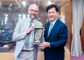 外交部長林佳龍午宴歡迎德國國會友台小組跨黨派議員訪問團