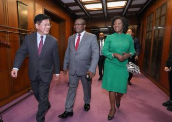 外交部長林佳龍午宴歡迎史瓦帝尼王國商工暨貿易部長庫馬羅夫婦訪問團