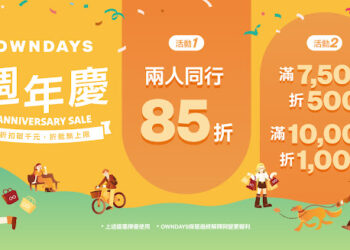 OWNDAYS最強週年慶  揪團享85折、滿額狂折破千元