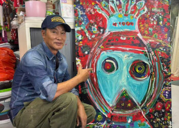 任達華畫作第一次在台北展出  以「3025」打造未來奇幻世界
