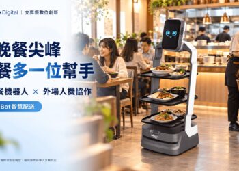 午晚餐尖峰最缺人 AI送餐機器人協助餐廳提高外場效率
