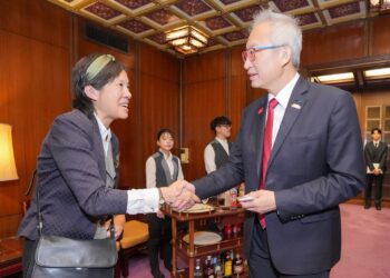 外交部政務次長吳志中午宴歡迎英國地方議會議員訪問團