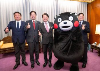 外交部歡迎熊本縣知事木村敬訪台，並表達對熊本災後復興的關懷與支持