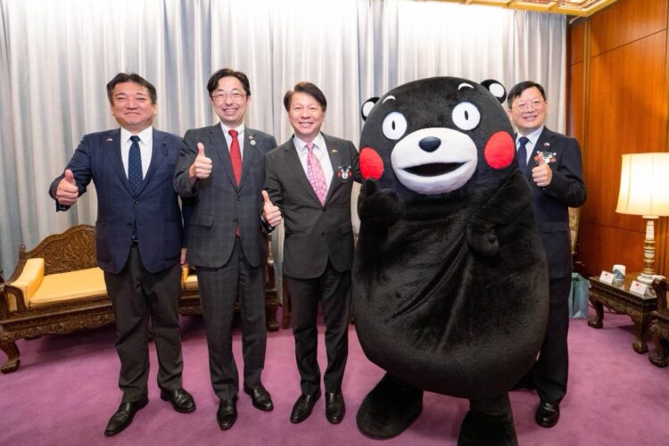 外交部歡迎熊本縣知事木村敬訪台，並表達對熊本災後復興的關懷與支持