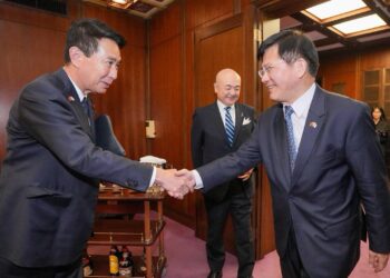 外交部長林佳龍午宴「日本維新會官民合作推進協議會」訪問團，深化台日友好關係及經貿合作