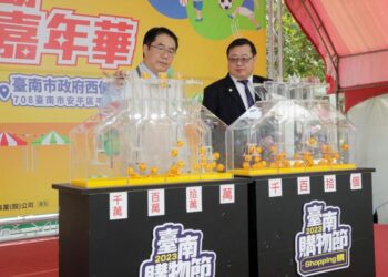 台南購物節第一次好禮月月抽登場 黃偉哲邀市民一起動吃動！