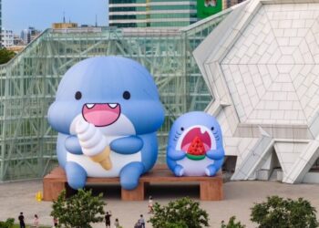 「海洋派對 ‧ 高雄聯萌」集結3位台灣原創IP角色巨大化展出！ 今首位角色—胖鯊魚鯊西米高流登場