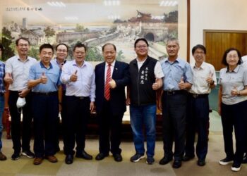 水庫蓄水量低 陳光復會見自來水公司總經理李嘉榮關心水情