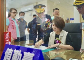 三地門分駐所辦公廳舍揭牌啟用 周春米:擔負起保護族人責任