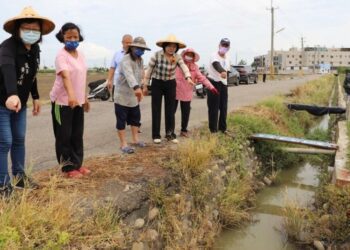 虎尾穎川農地重劃延平段兩排給水溝將修繕 張麗善：確保農田排給水無虞 守護農民生命財產安全