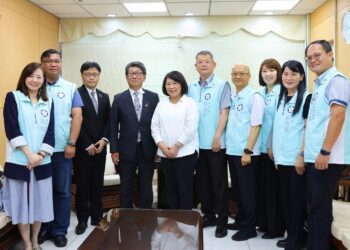 全國日台友好議員協議會長名古屋市議員藤田和秀六度拜會嘉義市黃敏惠市長