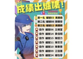 融入原民好歌聲與實務阻詐經驗創作反詐影音  新興分局榮獲警政署反詐宣導比賽第一、第三名