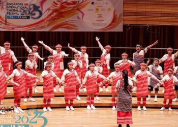 五峰鄉桃山國小合唱團 勇奪「2023第七屆新加坡國際合唱節」金質獎