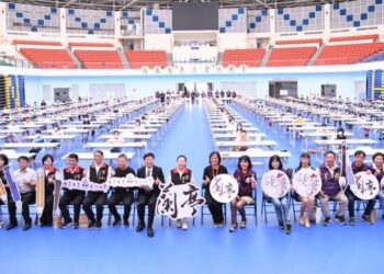 112年花蓮蘭亭大會全國賽盛大登場 近900名書法好手齊聚書寫中華千年文字之美