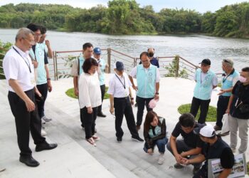 提升蘭潭周邊的觀光遊憩品質 嘉義市長黃敏惠率市府團隊視察蘭潭建設成果