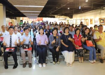 雲林縣萍風藝術學會會員聯展 張麗善邀民眾觀賞多元藝術創作