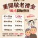 高市10/6起發放重陽敬老禮金 近53萬長輩受惠