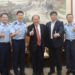 空軍聯隊長姜懿修拜會 陳光復肯定空軍敦親睦鄰