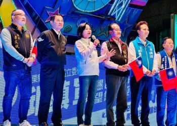 侯友宜5日晚上苗栗造勢 2萬民眾擠爆現場