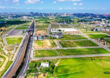 機捷A20興南站區段徵收工程基本設施竣工 張善政：打造中壢新興亮點區域