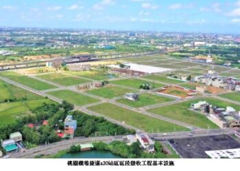 「桃園機場捷運A20站區區段徵收工程（基本設施）」 張善政竣工視察