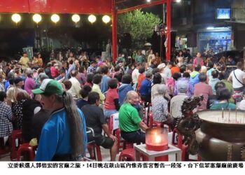 第六選區立委候選人郭倍宏完成「宮廟之旅」 接下來穿街走巷跟選民握手