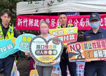 光影護航：東興圳光藝節竹北警守護民眾安全與財產