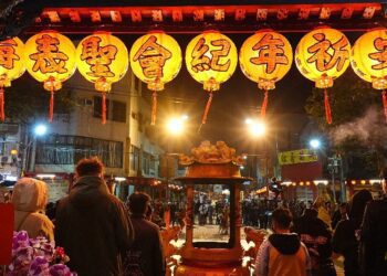 為期27天癸卯年朴子配天宮《海表聖會》媽祖回鑾 熱鬧非凡 嘉縣朴子成不夜城