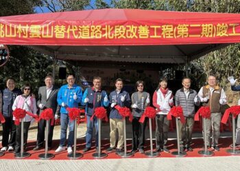 原民會補助新竹縣五峰鄉雲山替代道路北段(第二期)竣工，確保部落用路安全