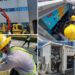 廠商拚經濟!台電拚歲修!高雄區處2天百人次完成南科高雄園區設備點檢、汰換