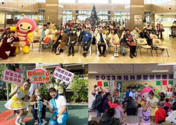 MOMO親子台哥哥姐姐驚喜現身高雄長庚共融遊戲場  為癌症病童圓夢共度聖誕佳節
