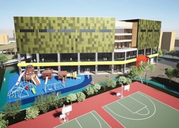 台南新營全民運動館動土溪北首座