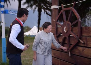 徐榛蔚會勘太平洋公園南濱段 關心鄉親休閒場域