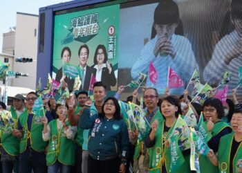 2023最終日！「護國海鯤號」前進嘉義　助選王美惠衝刺選情