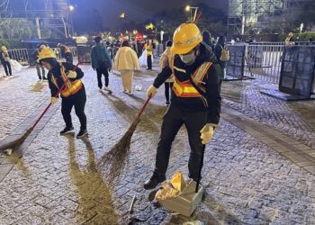 2024跨年晚會環境清潔順利復舊 感謝有您