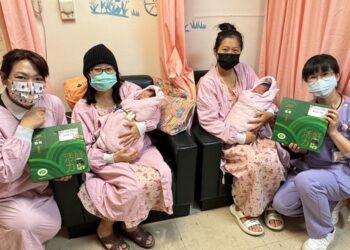 台南麻豆新樓醫院誕生3位元旦寶寶
