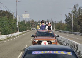 朴子人站出來『朴子友誼 台灣勝利』 愛故鄉 挺台灣