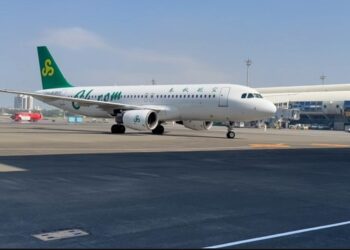 春秋航空高雄至上海今日成功復航 南北兩地再次聯繫翼翼前行