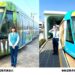 輕軌成圓試營運亮點多 首航列車司機員開箱 成功完成專車任務 帶領貴賓一覽輕軌新路線