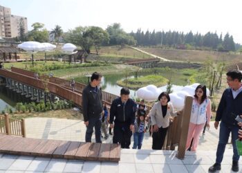 斗六後庄埤滯洪排水設施環境啟用 張麗善邀民眾20日一起參加天空之島星空音樂晚會