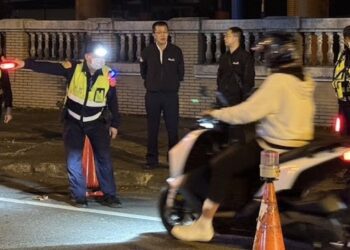 苗警取締酒駕大執法 新任局長陳世煌親督軍