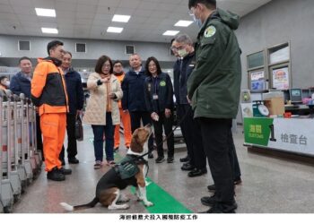 視察金門小三通 管碧玲：海巡署春節強化四大勤務，全力圍堵非洲豬瘟